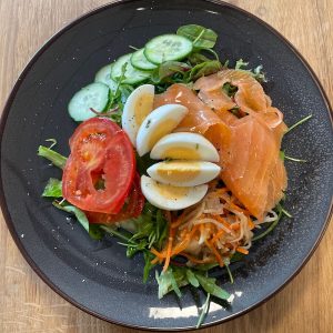 Maaltijdsalade met zalm